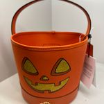 Coach 2024 Trick Or Treat Bucket Halloween with Orange Pumpkin CW533 NWT Photo 5