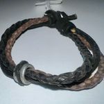 Vestopazzo bracelet with genuine leather braid Photo 2