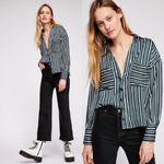 Free People NWT Mad About You Button down Shirt Photo 1