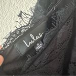 Lulus Waverly Black Lace Midi Dress NEW Photo 8