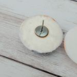 Vintage Stud Earrings Large Retro Beach Theme Summer Vibes Photo 3