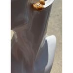 Vintage Ceramic Pig Earrings Farm Animals Piglet Jewelry Women’s Handmade Orange Photo 2