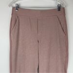 Athleta  Brooklyn Textured Ankle Pants Sz 10 Grain Camo Mocha Latte Photo 4
