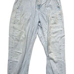ZARA ‎ Women's Vintage Light Wash Relaxed Denim Jeans Size 8 Blue Photo 0