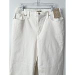 Madewell NWT  Tile White The Perfect Vintage Wide Leg Crop Jeans Size 33 Petite Photo 5