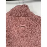 Champion Sherpa Cropped Pullover Women XS Pink Athleisure Preppy Loungewear Photo 8