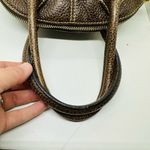 Dooney & Bourke Vintage Chocolate Brown Dome Zipper Closure Satchel Size Small Photo 8