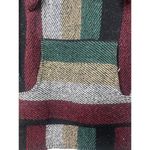 Southwestern Poncho Hoodie Kangaroo Pockets Large Multicolored #1039 Photo 6