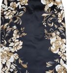 White House | Black Market  Tan White Floral Pencil Skirt Photo 0