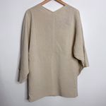 Massimo Dutti NWT Linen Blend Short Dress W/ Voluminous Sleeves Cream Size Small Photo 1