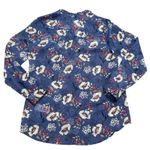 Kut From The Kloth  NWT Sinclaire Floral Print Sheer Button Down Blouse Large Photo 6