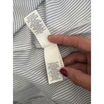 Kate Spade  Broome Street Button Down Ruffle Neck Blouse Size Small Photo 4