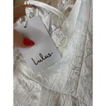 NWT Lulus Arabella White Jacquard Basque Waist Maxi Dress Wedding Cocktail Sz S Photo 7