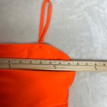 Vibrant Orange One Piece Swimsuit Size L Photo 3