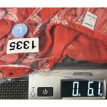 Old Navy  Women's Peasant Floral Red Shirt Sz‎ Large Summer Vacation Casual Photo 7