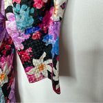 PINKO Floral Sleeved Sheath Mini Silk Dress in Size Large (44) Photo 3