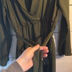 High slit green maxi dress Size M Photo 4