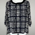 Madewell Mulberry Silk Top Womens Size Small Boxy Abstract Lightweight Photo 1