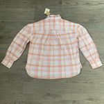 Faherty  Organic Cotton‎ Ollie Blouse - Size M - Aroma Plaid - NWT Photo 9