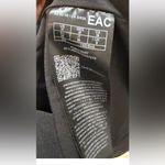 Guess  Faux Leather Moto Jacket Lace Sleeve Floral Print Size M Photo 11