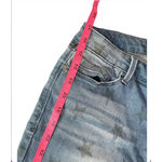 Bebe Straight Skinny Ankle Star Embellished Stars Light Wash Jeans Size 10 - EUC Photo 8