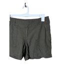 Apt. 9  Womens Size 10 Olive‎ Green Linen Rayon Front Pockets Casual Shorts Photo 1