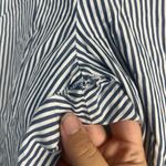 Lake two piece Poplin Piped Pants Set striped blue white size large Photo 9