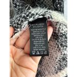 August Silk Women’s  Small Black & White Patterned Knit Coatigan Photo 4