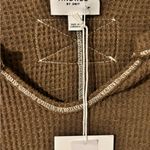 Andrée Andree Textured Brown Knit Top Photo 1