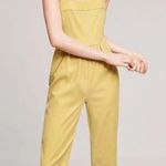 Anthropologie  Postmark Equinox Jumpsuit Yellow Women’s XS One Piece Photo 2