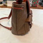 Guess  Brown Backpack with gold Details Photo 4