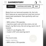 Rachel Pally  Lolo ribbed sweater skirt in oatmeal Photo 4