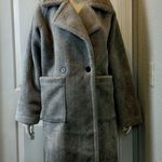 Rachel Zoe Faux Fur Teddy Bear Coat Sz Large Photo 0