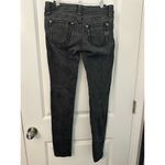 Miss Me Women's Black Sequin Pocket Skinny Jeans Size 27 Photo 1