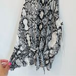 EXPRESS snake skin tank blouse bow size Small Photo 1