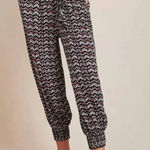 Anthropologie  Geometric Print Joggers‎ Size Small Photo 0