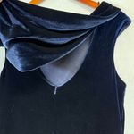 VTG JR. Nites 12P Maxi Dress Velvet Dreamy Blue Sequin Formal Prom Wedding 90s Size 12 Photo 4