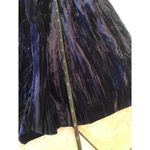 Topshop ladies deep crushed purple velvet zip up shorts size small Photo 8