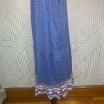 Cleobella  India Midi Dress in Lotus Blue‎ Floral Print Cotton Size US Medium Photo 6