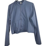 PINK - Victoria's Secret Pink Victoria's‎ Secret Soft Ultimate Zip-Up Jacket Blue Activewear Cropped XXL Photo 0