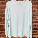Columbia Aqua Blue Long Sleeve Graphic Omni-Shade Top Women's Size 2X Photo 0