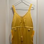 Love The Label Anthropologie Sleeveless Utility Dress Yellow Size XS Photo 4