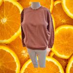 Adidas Heavyweight Pink with Pink Striped Sweatshirt with Pockets Size XS Photo 2