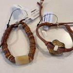 Free People Brown Stone Bracelet Bundle Photo 0
