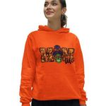 Handmade MOM Skull Halloween Orange Hoodie Size L Size L Photo 0