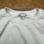 Forever 21 Women's White Blue Red Sleeve Lightweight Sweatshirt Size Small S Photo 4