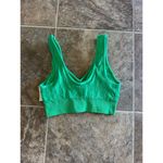 Aerie Seamless Cable Knit Padded Bralette Green Size Medium Photo 3