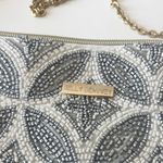 Kelly Dempsey White Silver Beaded Purse Photo 1
