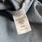 CAbi  Speedway Skirt a-line blue denim mini skirt size 8 Photo 4