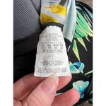 one piece swimsuit swimdress Vintage floral blue black green Size 12 Photo 9